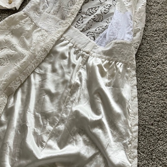 Sandro Button Up Lace Midi Dress - Picture 9 of 9